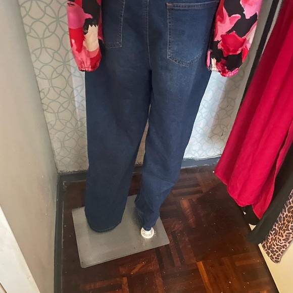 Waxed  Blue Denim Jeans in in excellent condition size 10 - Picture 6 of 9